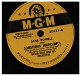 Something Wonderful / I Whistle A Happy Tune - Jane Powell With David Rose & His Orchestra