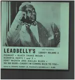 Leadbelly's Legacy Volume 3: Early Recordings - Leadbelly
