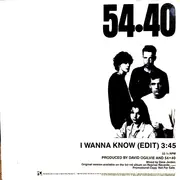 I Wanna Know 54 40 Vinyl Recordsale