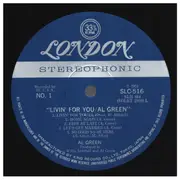 LP - Al Green - Livin' For You - Incl. Lyrics Sheet
