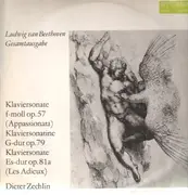 LP - Beethoven - Klaviersonaten f-moll, G-dur, Es-dur, Zechlin
