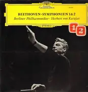LP - Beethoven - Symphonien 1&2, Berliner Philh, Karajan