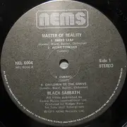 LP - Black Sabbath - Master Of Reality