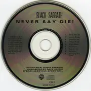 CD - Black Sabbath - Never Say Die!