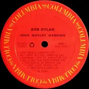 LP - Bob Dylan - John Wesley Harding - US PRESS