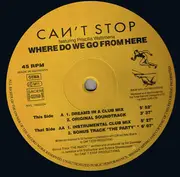 12inch Vinyl Single - Can't Stop Featuring Priscilla Wattimena - Where Do We Go From Here / The Party
