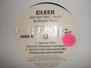 12inch Vinyl Single - Cleer - Just Can't  Wait Remix By Georgia Porgie