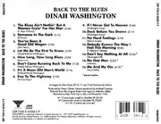 CD - Dinah Washington - Back To The Blues