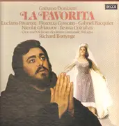 LP-Box - Donizetti/ L. Pavarotti, R. Bonynge, Chor und Orch. des Teatro Communlae, Bologna - La Favorita - booklet with libretto