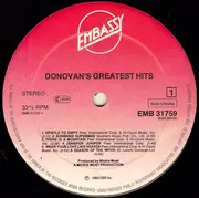 LP - Donovan - Donovan's Greatest Hits