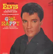 LP - Elvis Presley - Girl Happy - WHITE TOP MONO USA