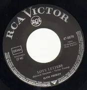 7inch Vinyl Single - Elvis Presley - Love Letters / Come What May - german original