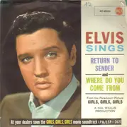 7inch Vinyl Single - Elvis Presley - Return To Sender / Where Do You Come From - S7