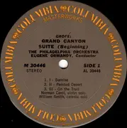 LP - Ferde Grofé , Eugene Ormandy / The Philadelphia Orchestra - Grand Canyon Suite - Terre Haute Pressing