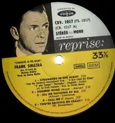LP - Frank Sinatra - Strangers In The Night