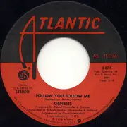 7inch Vinyl Single - Genesis - Follow You Follow Me - SP - Specialty Pressing