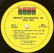 LP - Grover Washington, Jr. - Soul Box Vol. 2