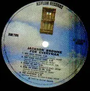 LP - Jackson Browne - For Everyman - die cut cover