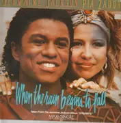 12inch Vinyl Single - Jermaine Jackson & Pia Zadora - When The Rain Begins To Fall