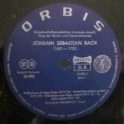 LP - Bach / Wilhelm Krumbach - Bach In Arnstadt