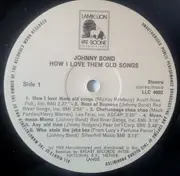 LP - Johnny Bond - How I Love Them Old Songs