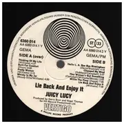 LP - Juicy Lucy - Lie Back And Enjoy It - ORIGINAL SWIRL POSTER COVER