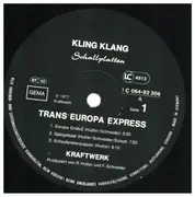 LP - Kraftwerk - Trans Europa Express - ORIGINAL + Poster +OIS