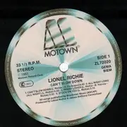 LP - Lionel Richie - Can't Slow Down - Gatefold