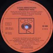 LP - Louis Armstrong - Greatest Hits