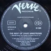 LP - Louis Armstrong - The Best Of Louis Armstrong