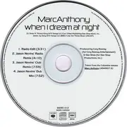 CD Single - Marc Anthony - When I Dream At Night
