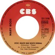7inch Vinyl Single - Mary Roos - Stop, Mach Das Noch Einmal