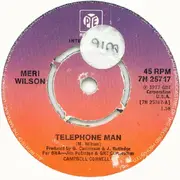 7'' - Meri Wilson - Telephone Man - Push-out centre