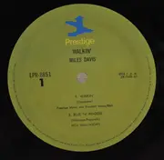 LP - Miles Davis All Stars - Walkin' - Incl OBI / Insert