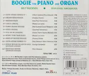 CD - Milt Buckner , Jean-Paul Amouroux - Boogie For Piano And Organ