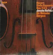 LP - Mozart - Violin Concertos Nos.4&5, Heifetz, Sir Malcom Sargent