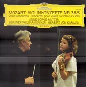 LP - Mozart - Violinkonzerte Nr.3 & 5; Anne-Sophie Mutter, Berliner Philh, Karajan