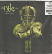 Double LP - Nile - In Their Darkened Shrines - Olive Green With Splatter Vinyl