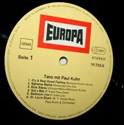 LP - Paul Kuhn Mit Seinem Orchester - Tanz Mit Paul Kuhn