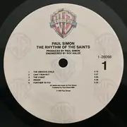 LP - Paul Simon - The Rhythm Of The Saints - insert with lyrics