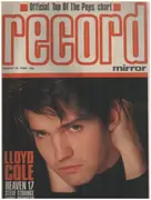 magazin - Record Mirror - AUG 18 / 1984 - Lloyd Cole