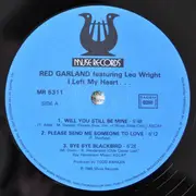 LP - Red Garland Featuring Leo Wright - I Left My Heart...