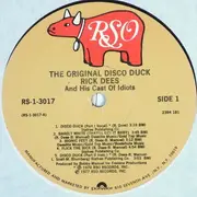 LP - Rick Dees & His Cast Of Idiots - Disco Duck