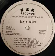 LP - Sax 'N' Ivory - Wild Arrangements Vol. 2
