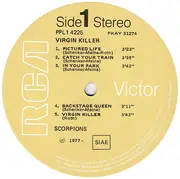 LP - Scorpions - Virgin Killer