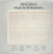 LP - Steve Reich - Music For 18 Musicians - german original