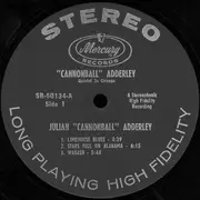 LP - The Cannonball Adderley Quintet - In Chicago