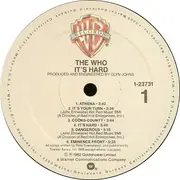 LP - The Who - It's Hard
