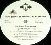 12inch Vinyl Single - Too Short Featuring Puff Daddy - It's About That Money - still sealed
