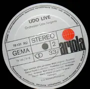 Double LP - Udo Jürgens - Udo Live - WITH BOOKLET